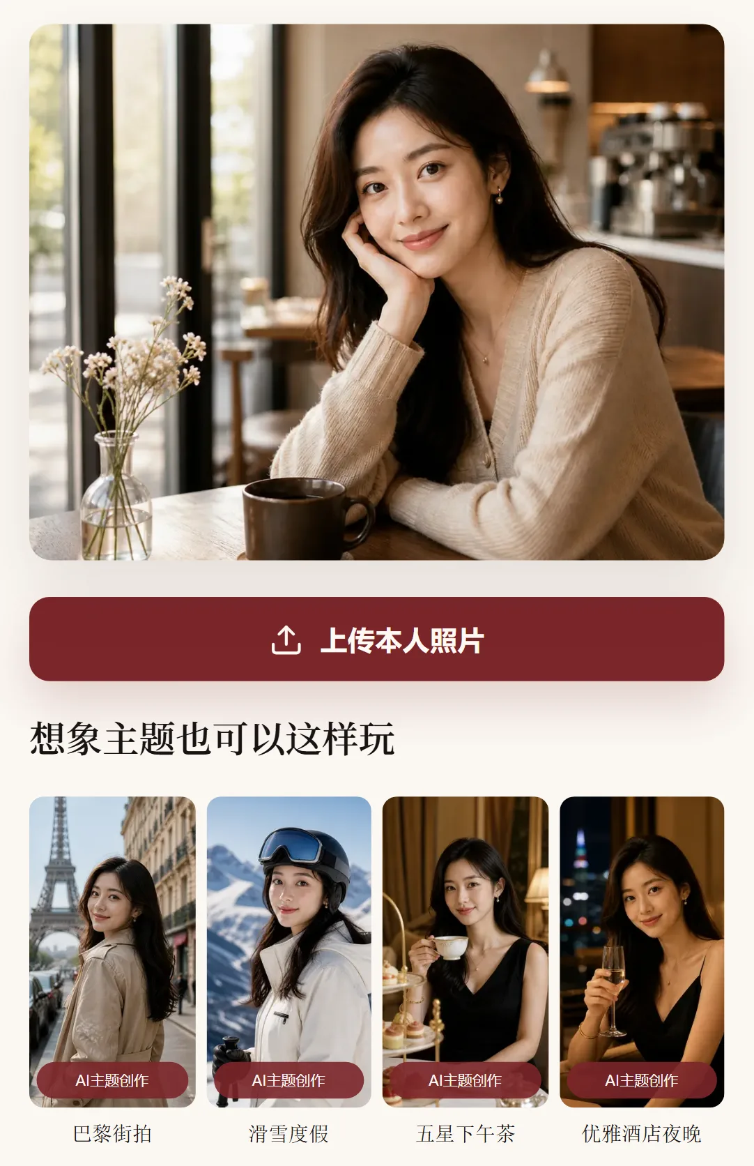 像我 · AI 写真 主视觉